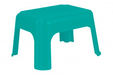 Plastový taburet morská modrá, 36,5x30x24 cm - POSLEDNÝCH 6 KS