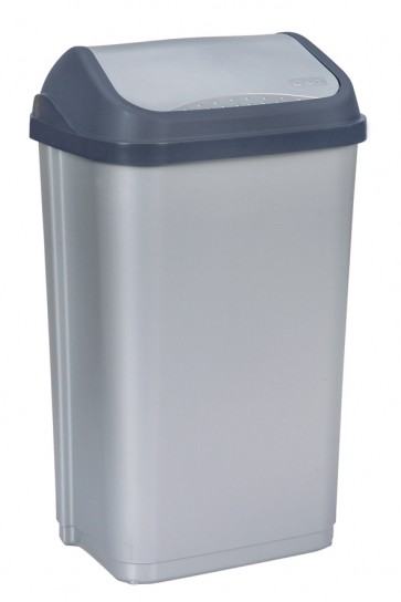 Odpadkový kôš "Swing-Bin" 50 l, strieborný