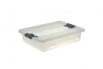 Plastový box Crystal 7 l, priehľadný, 39,5x29,5x9,5 cm