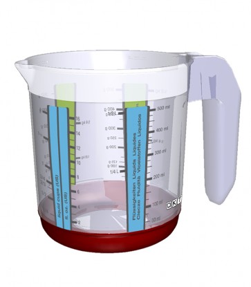 Odmerka DELUXE s výlevkou 0,5l - POSLEDNÝ 1 KS