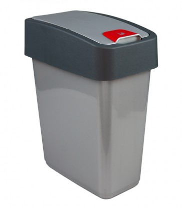 Odpadkový kôš "Magne" 25l, strieborný   POSLEDNÉ 3 KS