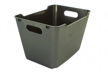 Plastový box LOFT 1,8 l, grafit, 19,5x14x10 cM - POSLEDNÝ KUS