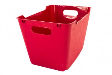 Plastový box LOFT 12 l, tmavo červený, 35,5x23,5x20 cm - POSLEDNÝCH 21 KS