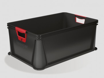 Plastový box Eurobox 45 l, grafit - POSLEDNÉ 2 KS