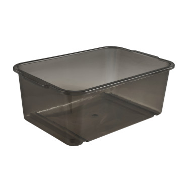Plastový box Magic, veľký, šedopriehľadný