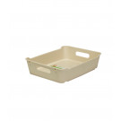 Plastový box LOFT A5, krémový, 28x22x6,5 cm - POSLEDNÝ 1 KS