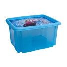 Plastový box Frozen, 24l, modrý s vekom, 41x34x22 cm POSLEDNÝ KUS