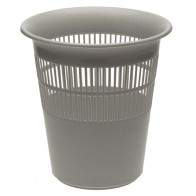 Odpadkový kôš na papier, Ø 29 cm, strieborný   POSLEDNÝCH 15 KS