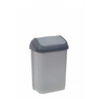 Odpadkový kôš "Swing-Bin" 10 l, strieborný   POSLEDNÉ 3 KS