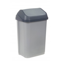 Odpadkový kôš "Swing-Bin" 25 l, strieborný - POSLEDNÉ 2 KS