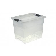 Plastový box Crystal 24 l, priehľadný, 39,5x29,5x30 cm