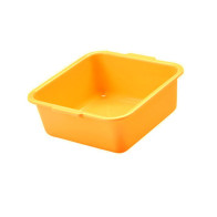 Hranatá miska, pomarančová, 30 x 30 x 13 cm   POSLEDNÝCH 9 KS