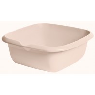 Hranatá miska s výlevkou, krémová, 34 x 34 x 12,8 cm   POSLEDNÉ 3 KS