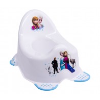 Detský nočník v bielom prevedení s motívom Frozen - 38x27x24 cm