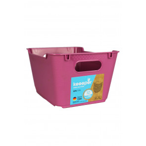 Plastový box LOFT 1,8 l, ružový, 19,5x14x10 cm