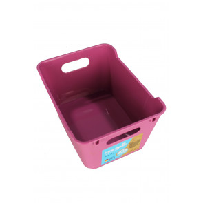 Plastový box LOFT 1,8 l, ružový, 19,5x14x10 cm