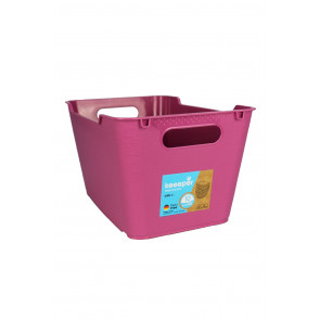 Plastový box LOFT 6 l, ružový,  29,5x19x15 cm 
