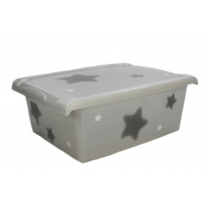 Plastový box Fashion, "Hviezda", 39x29x14cm