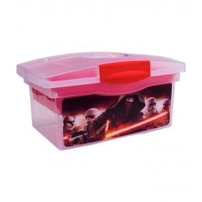 Cestovný box v červenej farbe s motívom Star Wars - 40x24x21 cm - POSLEDNÝCH 10 KS