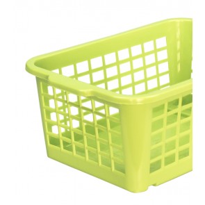 Plastový košík, malý, zelený, 25x17x10cm 