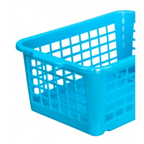 Plastový košík, malý, modrý, 25x17x10cm 