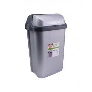 Odpadkový kôš "Roll-Top" 25 l, strieborný   POSLEDNÉ 3 KS