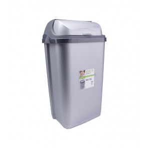 Odpadkový kôš "Roll-Top" 50 l, strieborný   POSLEDNÉ 3 KS