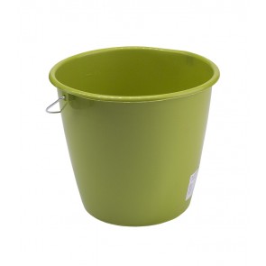 Vedro s kovovou rukoväťou, zelený, 5l - POSLEDNÝCH 10 KS