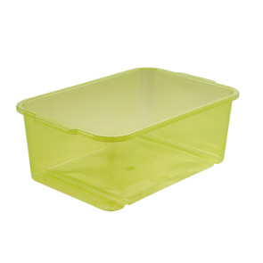 Plastový box Magic, veľký, zelený, priehľadný - POSLEDNÝCH 14 KS