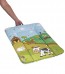 Detská prebaľovacia podložka vo svetlo zelenej farbe s motívom Funny Farm - 70x50x5 cm   POSLEDNÉ 2 KS