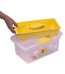 Cestovný box v žlto medovej farbe s motívom Macka Pú - 40x24x21 cm - POSLEDNÉ 4 KS